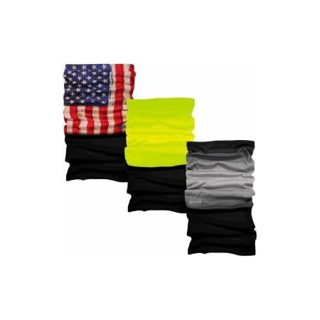 Ergodyne Ergodyne N-Ferno 6492 2-Piece Wind-Resistant Multi-Band, American Flag 42331